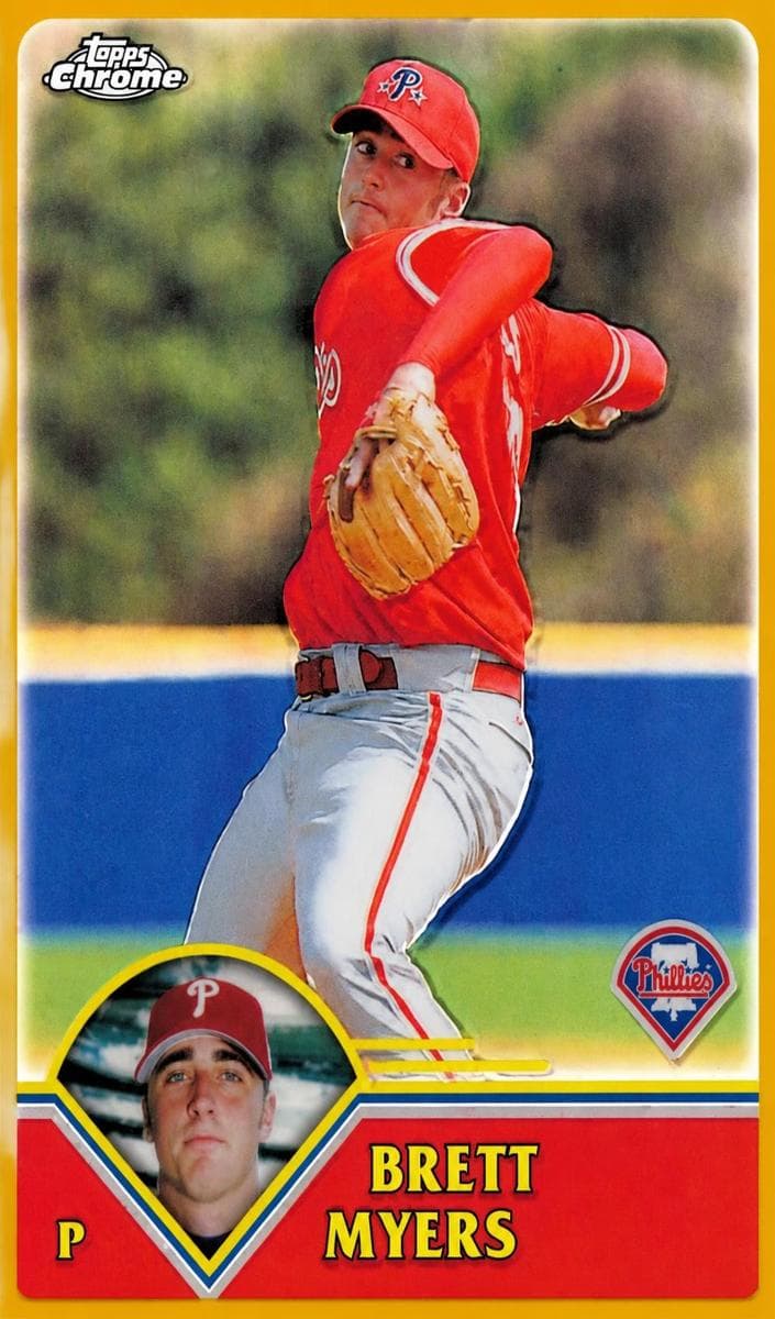 Brett Myers trading card