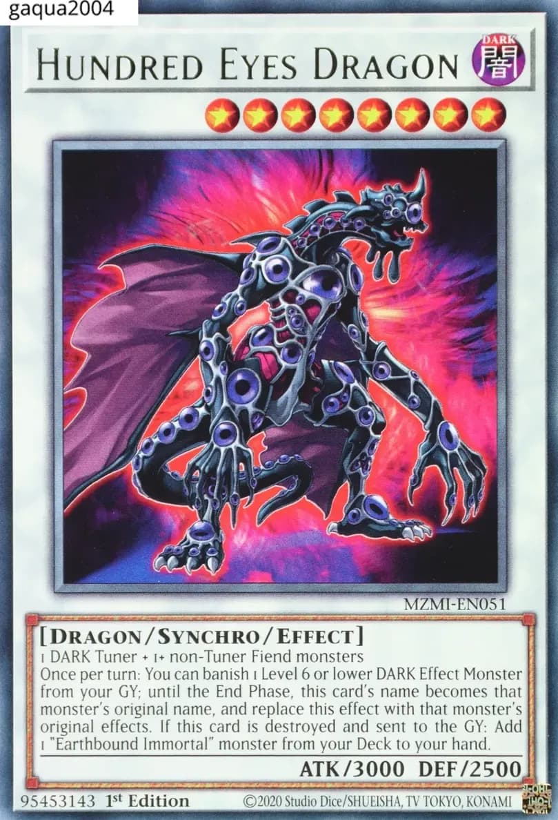 Hundred Eyes Dragon 2024 Yu-Gi-Oh!
