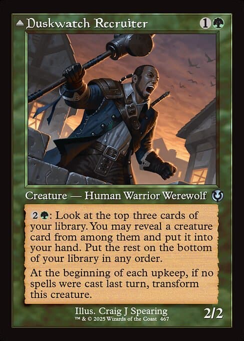 Duskwatch Recruiter // Krallenhorde Howler #467