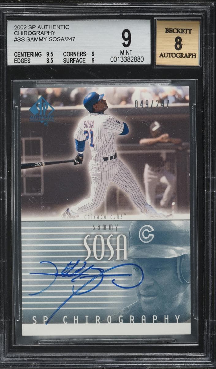 Sammy Sosa 2002 unknown SP Authentic