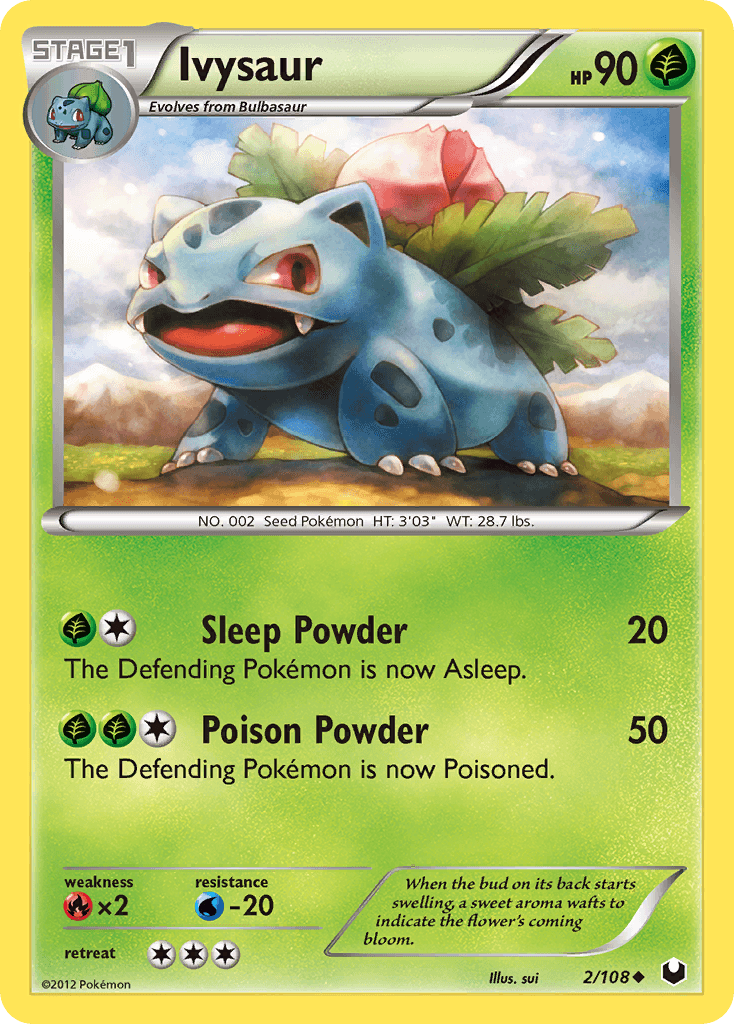 Ivysaur 2012 Pokemon Dark Explorers
