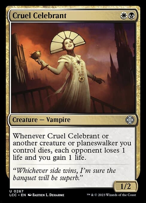Cruel Celebrant 2023 Magic: The Gathering Lost Caverns of Ixalan Commander