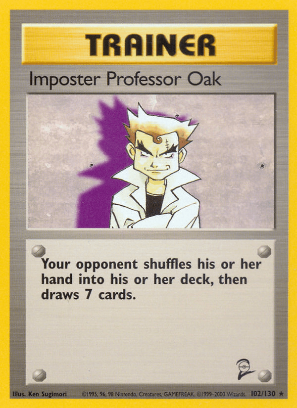 Imposter Professor Oak 2000 Pokemon