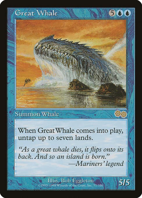 Great Whale 1998 Magic: The Gathering