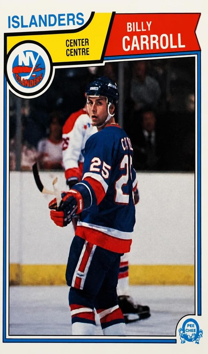 Billy Carroll 1983 topps O-Pee-Chee
