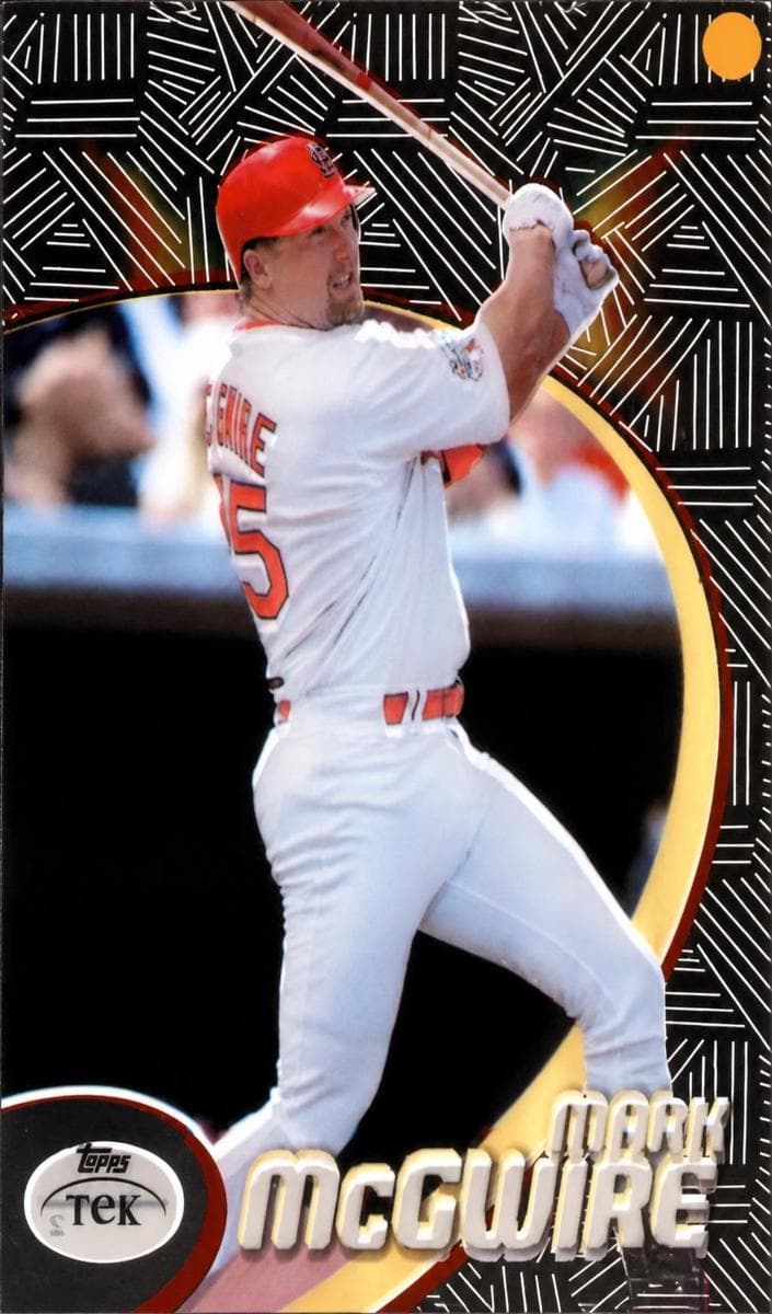 Mark McGwire 1998 topps Topps Tek