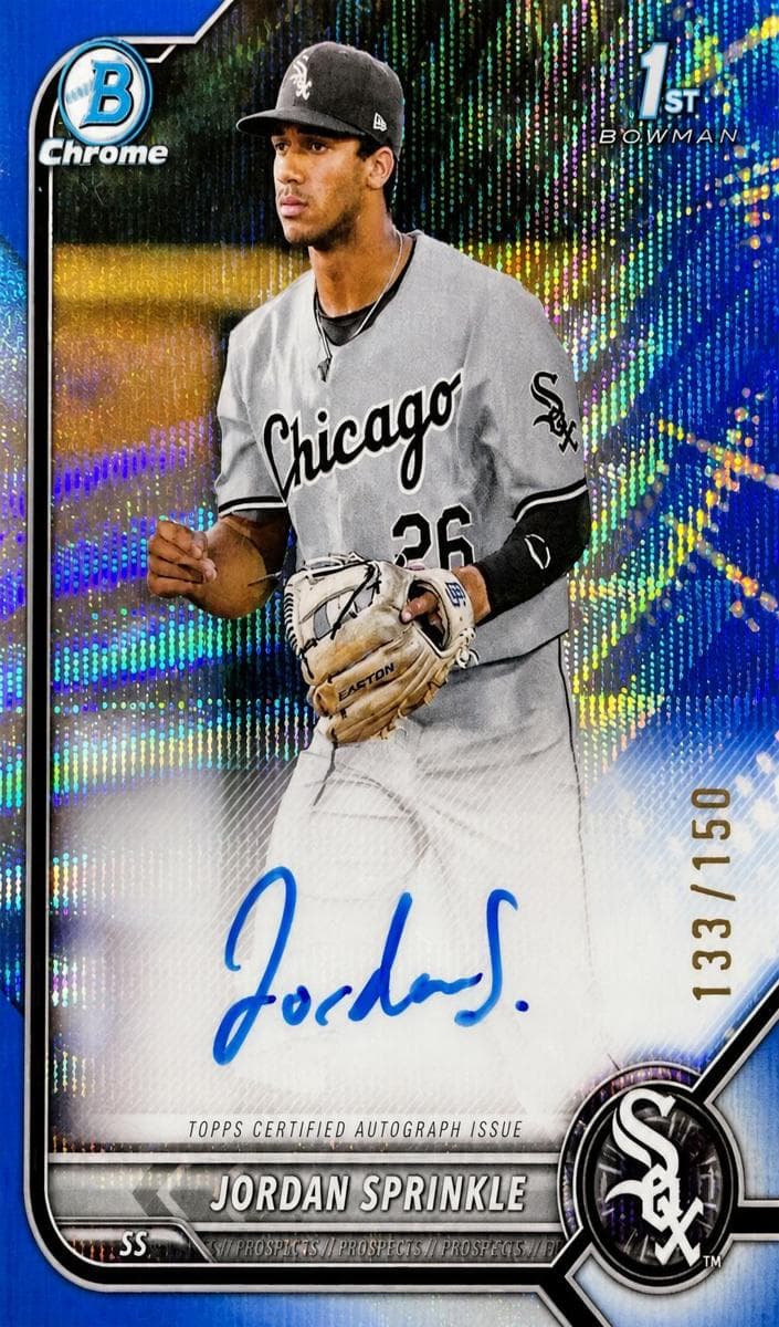 Jordan Sprinkle trading card