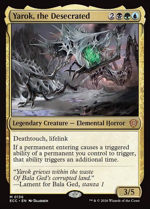 Yarok, the Desecrated 2026 Magic: The Gathering