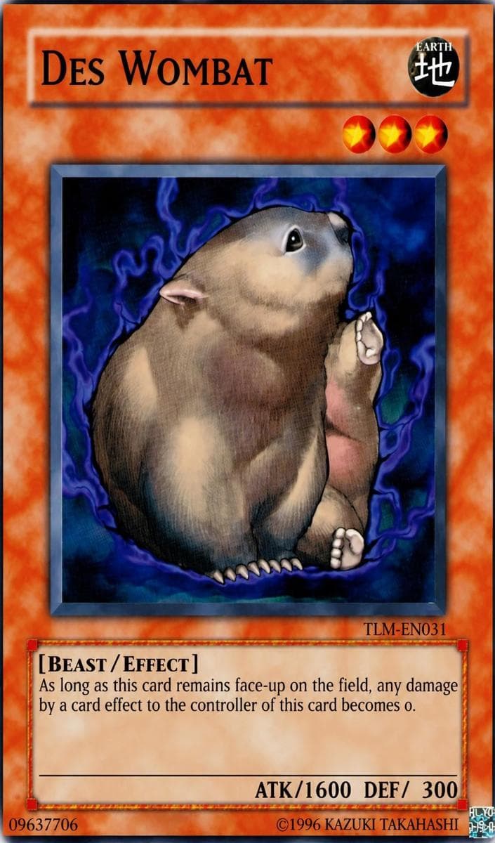 Des Wombat 2005 Yu-Gi-Oh!