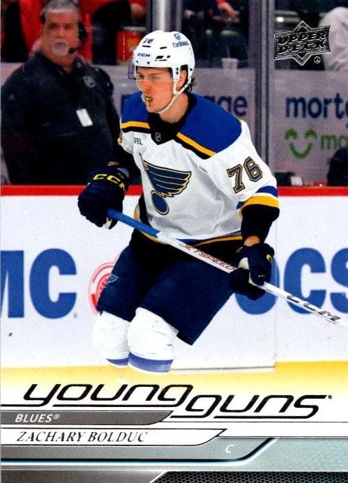 Zachary Bolduc trading card