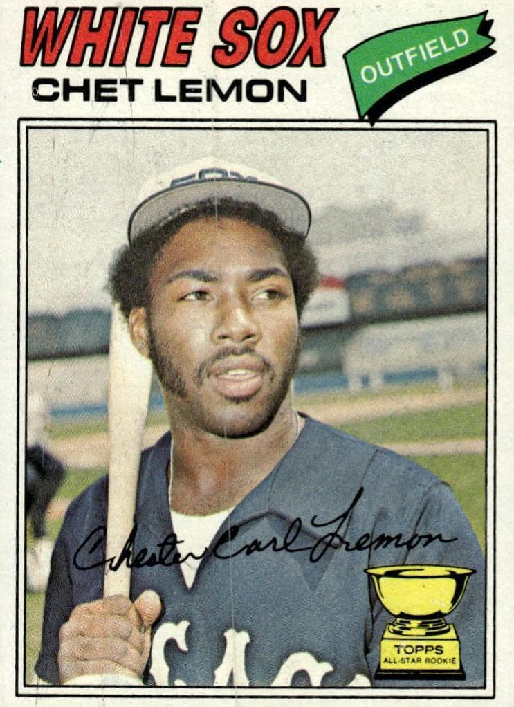 Chet Lemon 1977 topps Topps