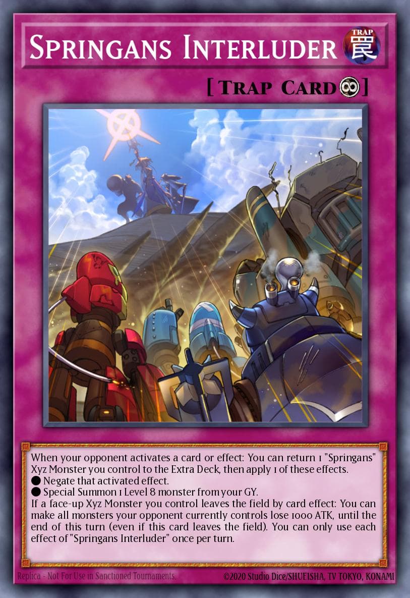 Springans Interluder 2021 Yu-Gi-Oh! Dawn of Majesty 1st Edition