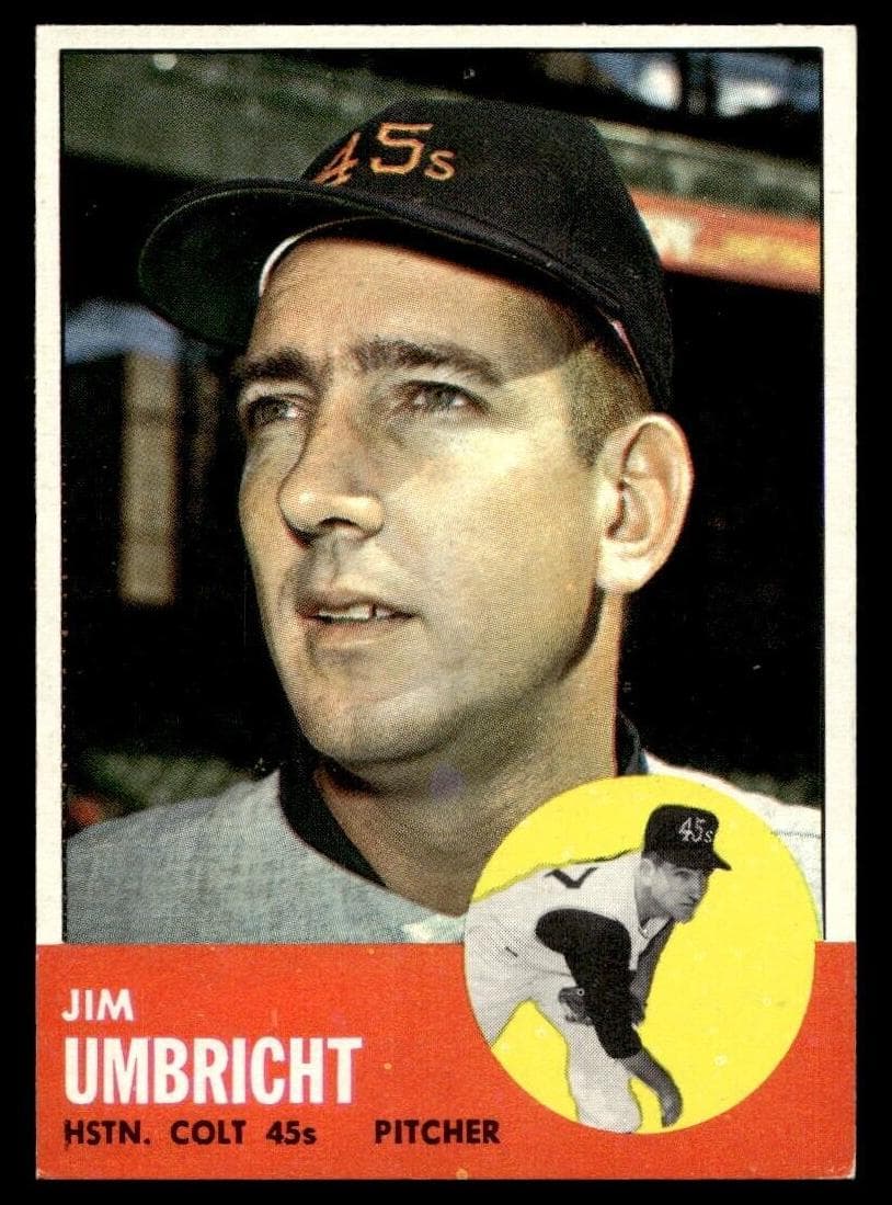 Jim Umbricht 1963 topps Topps
