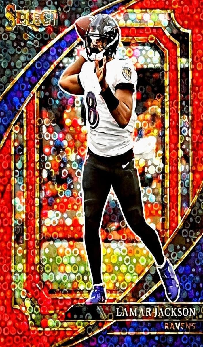 Lamar Jackson 2022 panini Panini Select