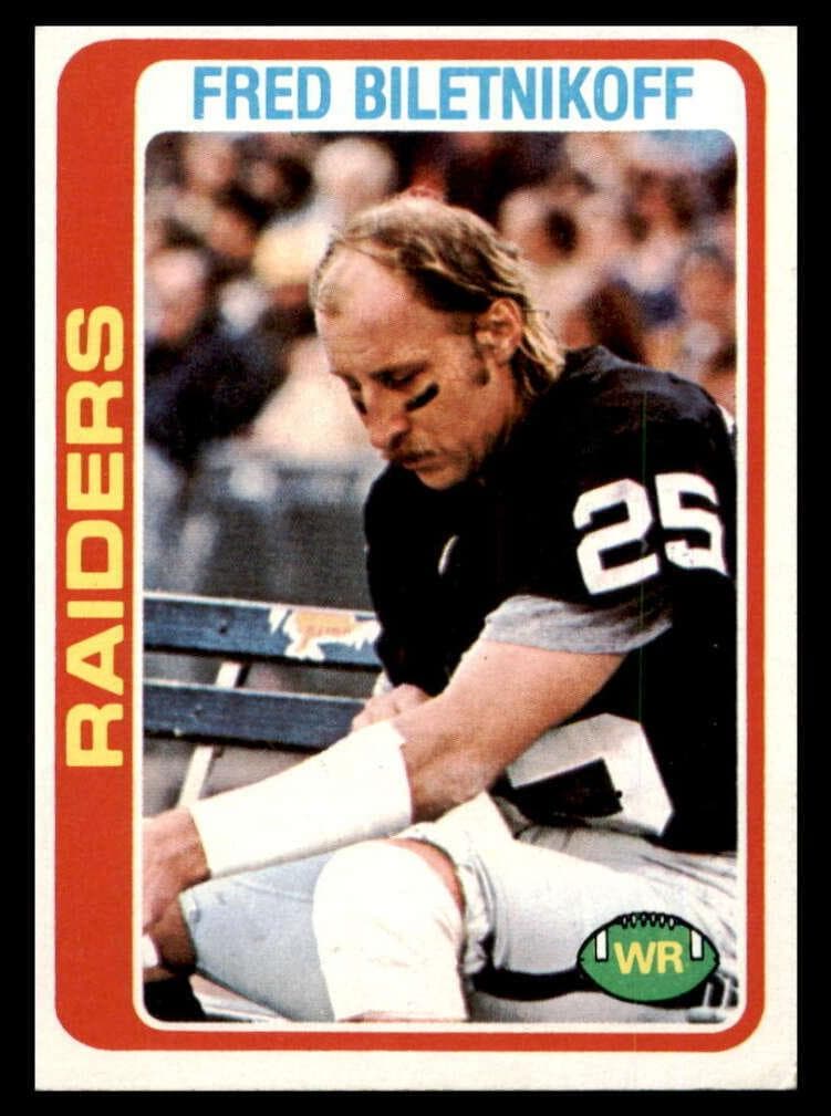 Fred Biletnikoff 1978 topps Topps