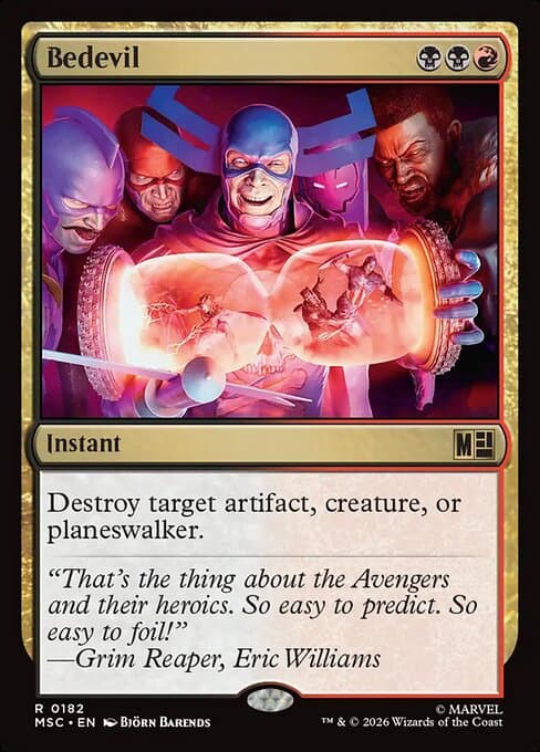 Bedevil 2022 Magic: The Gathering New Capenna Commander