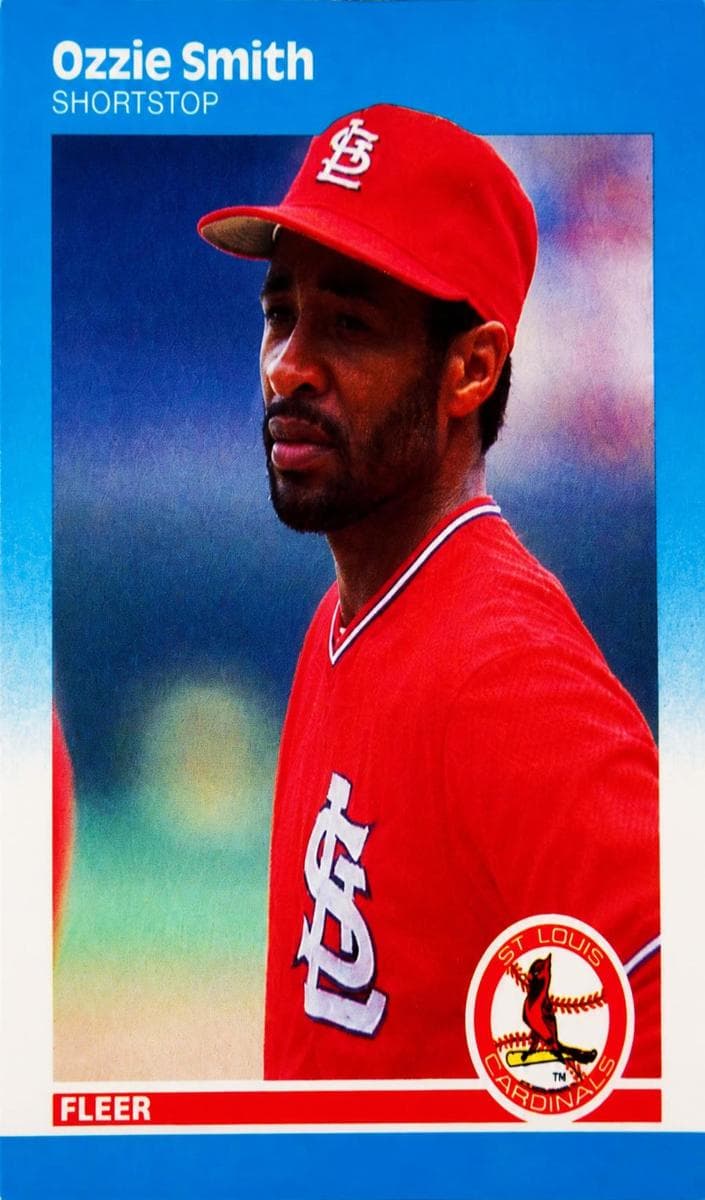 Ozzie Smith 1987 fleer