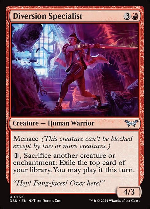 Diversion Specialist 2024 Magic: The Gathering Duskmourn: House of Horror