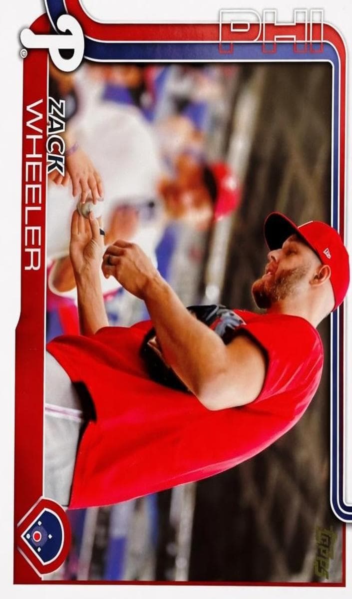 Zack Wheeler 2025 topps Topps