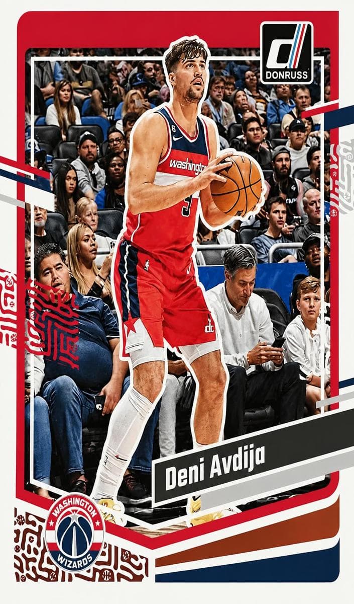 Deni Avdija trading card