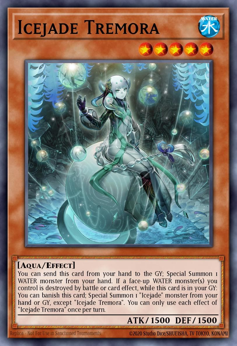 Icejade Tremora 2021 Yu-Gi-Oh! Japanese Burst of Destiny