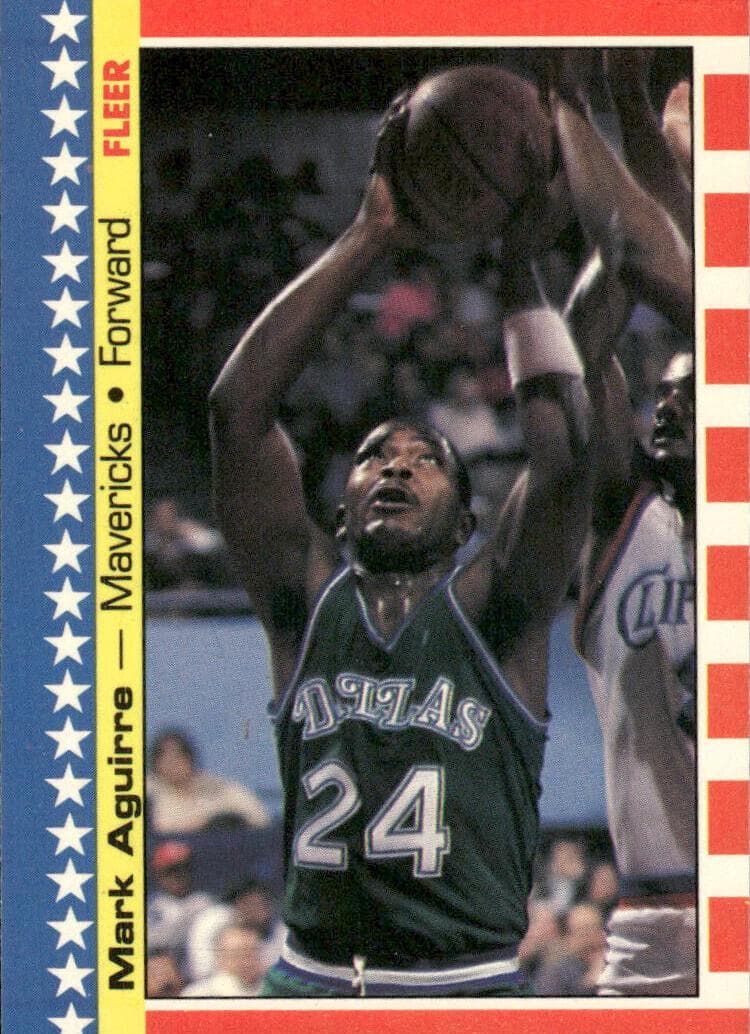 Mark Aguirre 1987 fleer Fleer