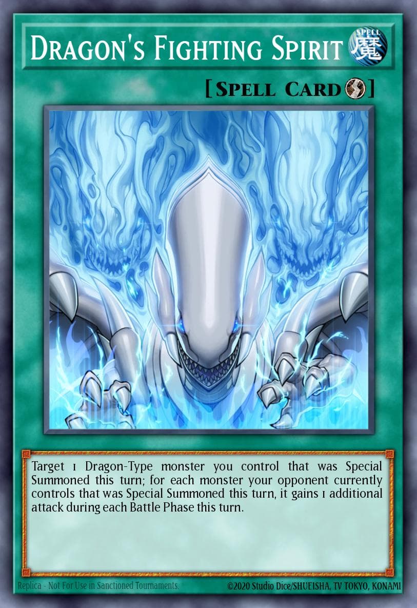 Dragon's Fighting Spirit #MVP1-EN007