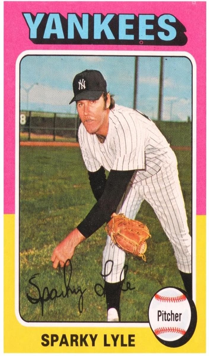 Sparky Lyle 1975 topps Topps
