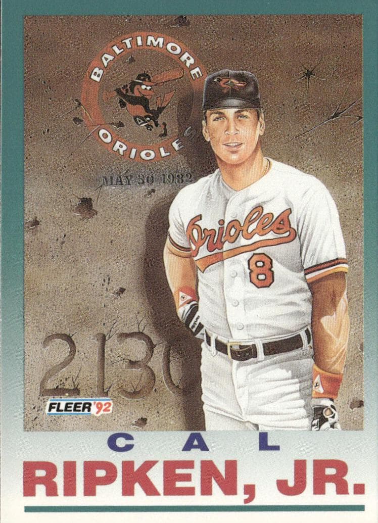 Cal Ripken, Jr. 1992 fleer Fleer