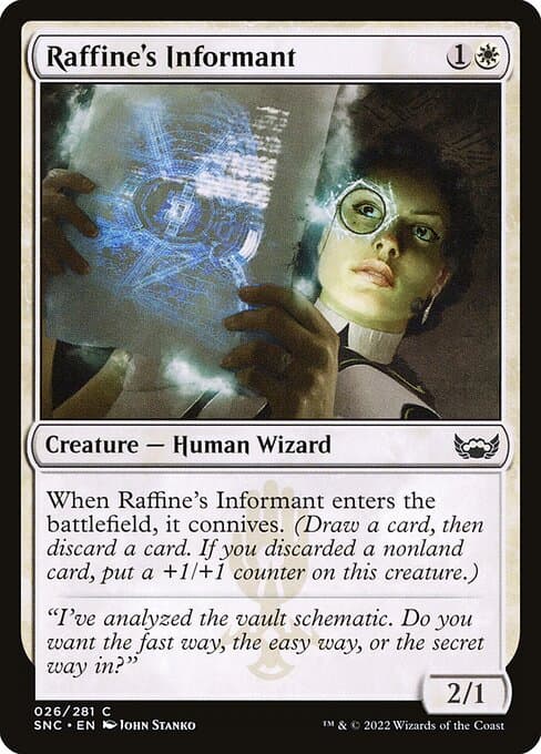 Raffine's Informant 2022 Magic: The Gathering Streets of New Capenna