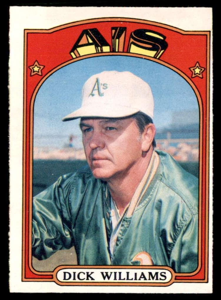 Dick Williams 1972 topps O-Pee-Chee