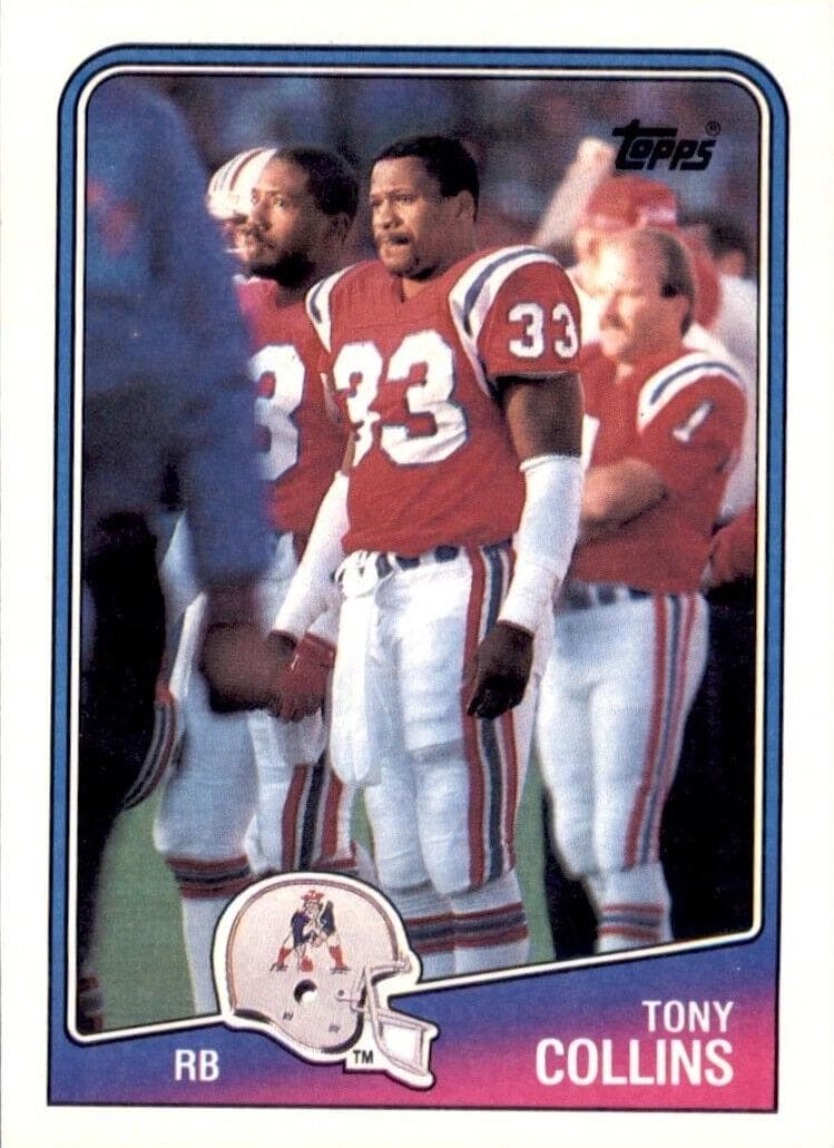 Tony Collins trading card