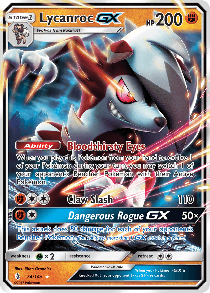 Lycanroc GX #74