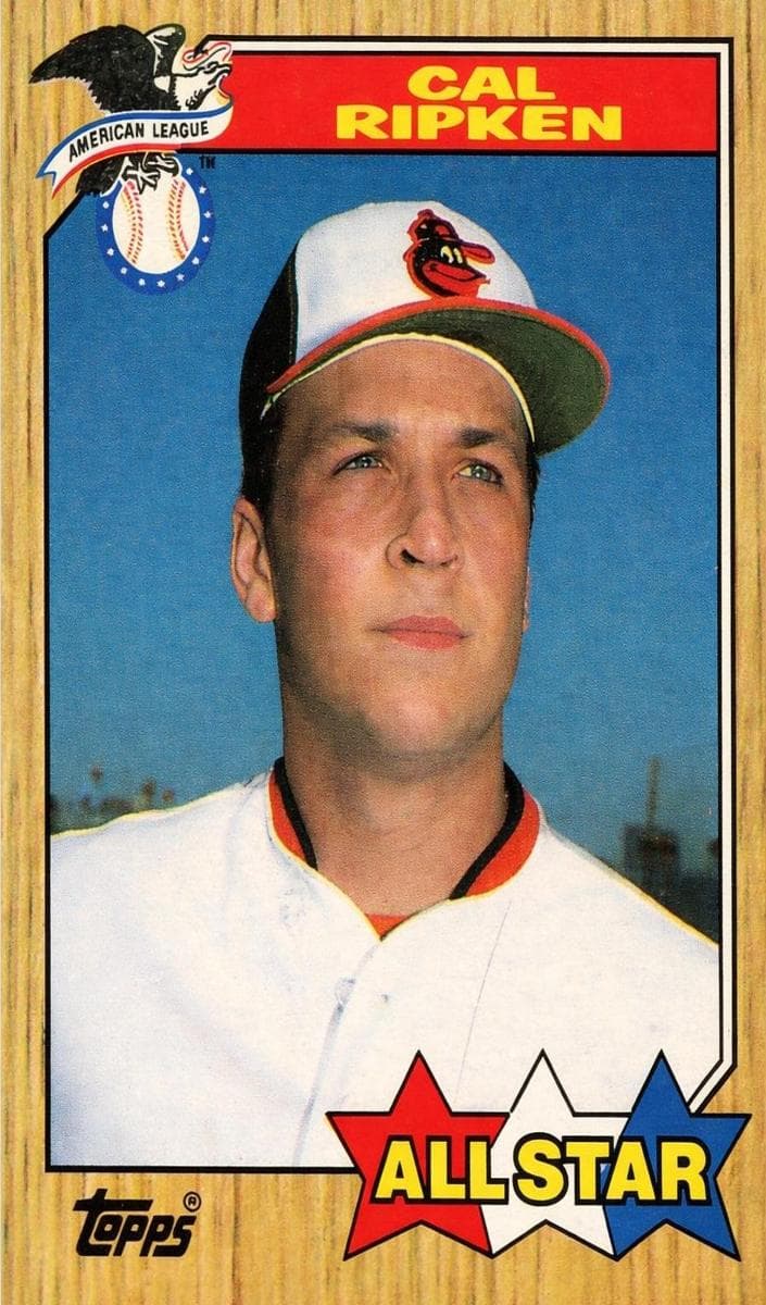 Cal Ripken 1987 topps Topps