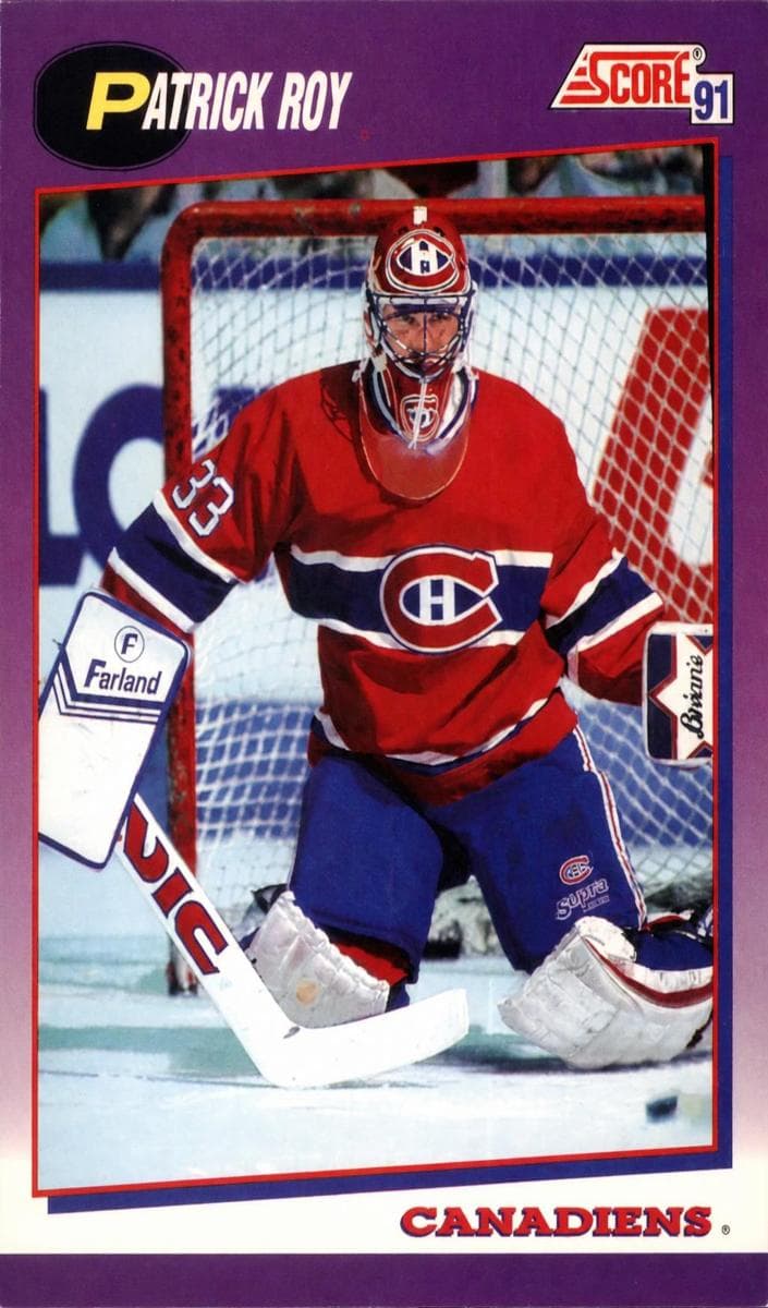 Patrick Roy 1991 score American