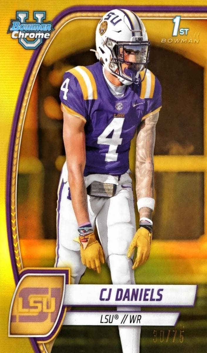 CJ Daniels trading card