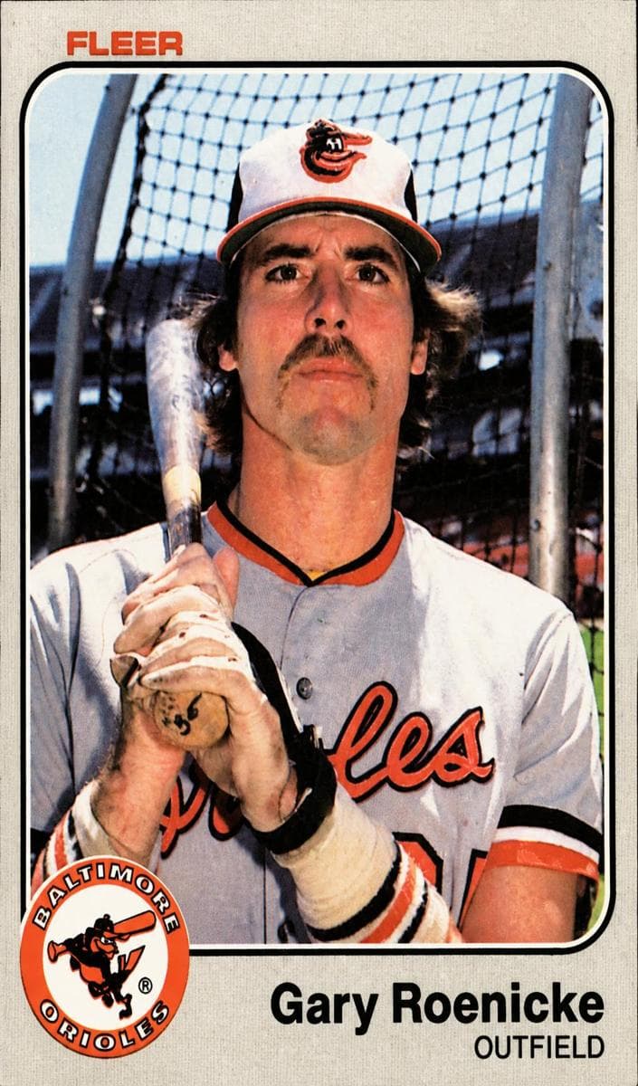 Gary Roenicke trading card