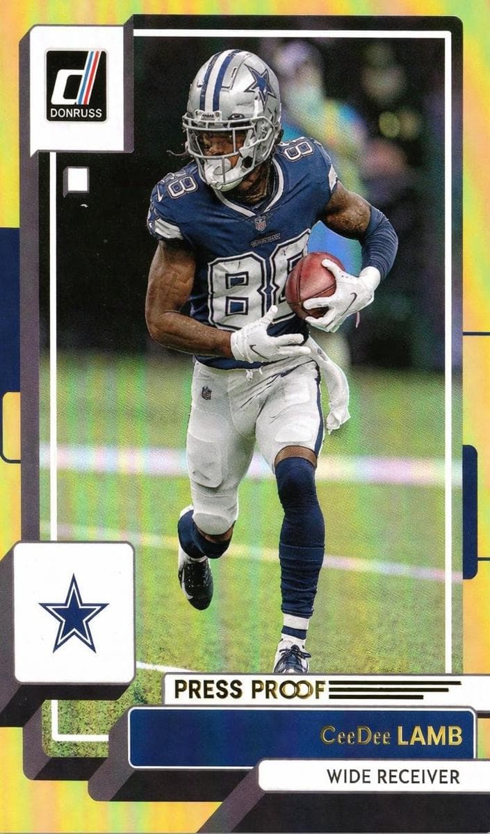 CeeDee Lamb 2022 panini Donruss