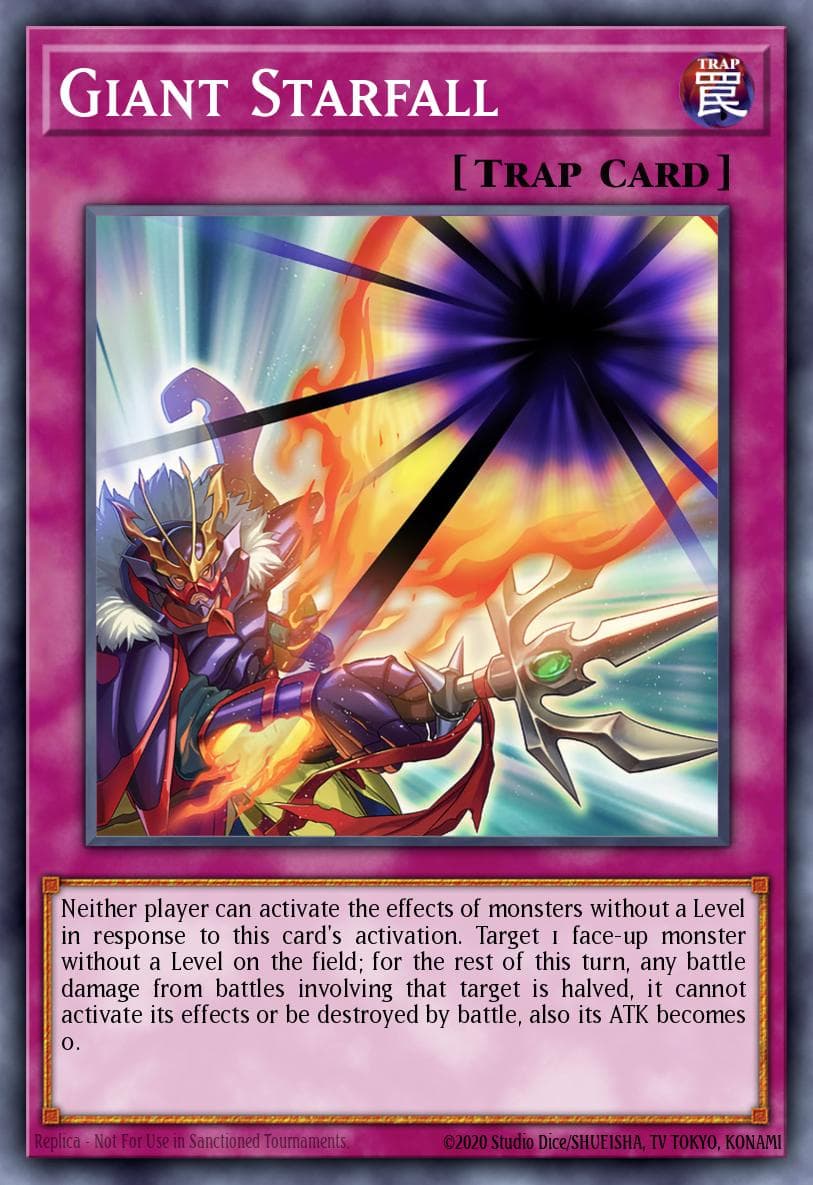 Giant Starfall 2021 Yu-Gi-Oh! Burst of Destiny 1st Edition