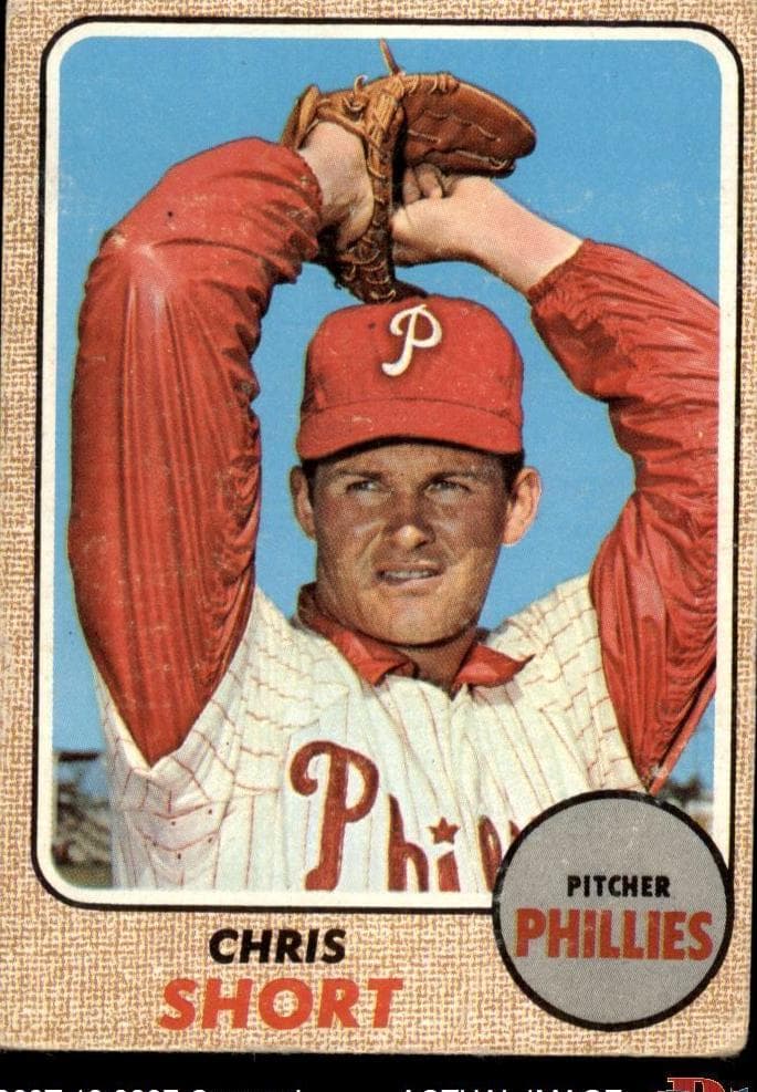 Chris Short 1968 topps Topps