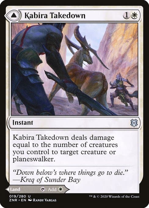 Kabira Takedown & Kabira Plateau 2020 Magic: The Gathering Zendikar Rising
