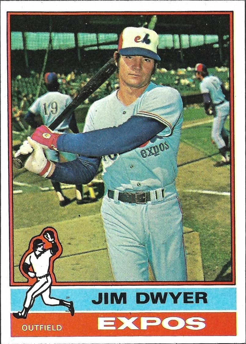 Jim Dwyer 1976 topps Topps