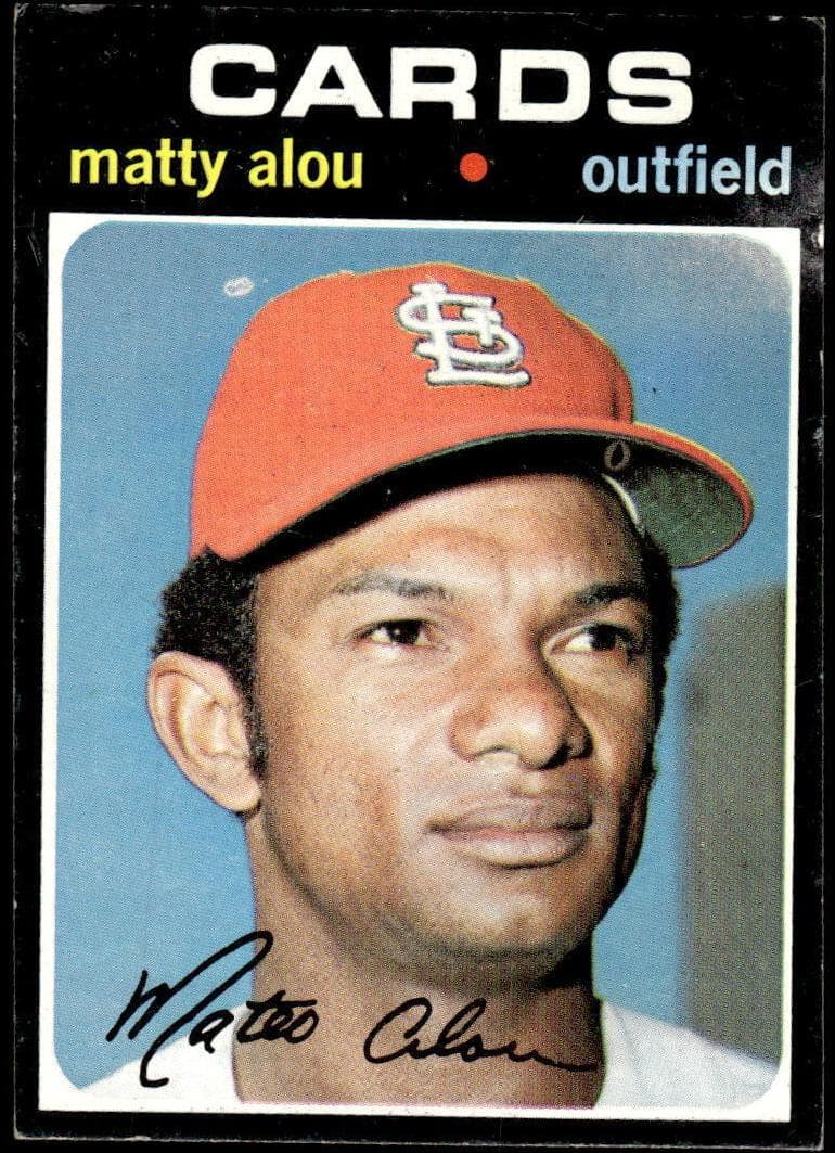 Matty Alou 1971 topps Topps