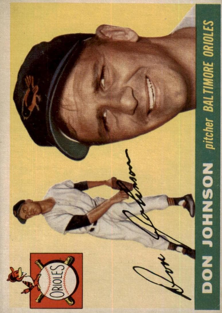 Don Johnson 1955 topps Topps