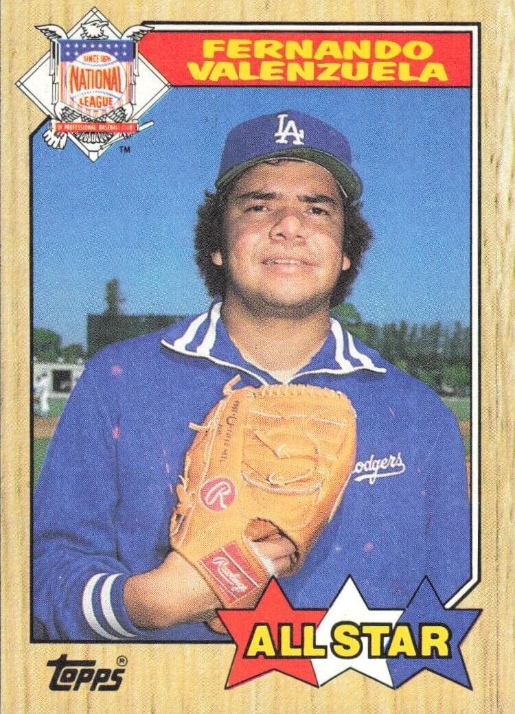 Fernando Valenzuela 1987 topps