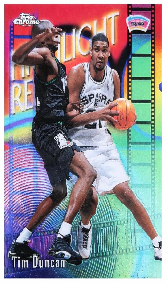 Tim Duncan 1999 topps Topps Chrome
