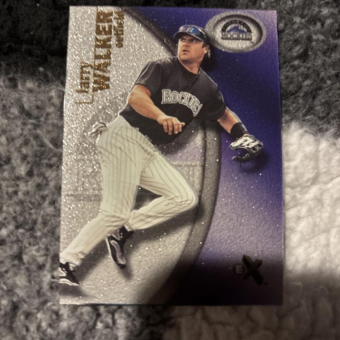 Larry Walker 2001 fleer Fleer E-X