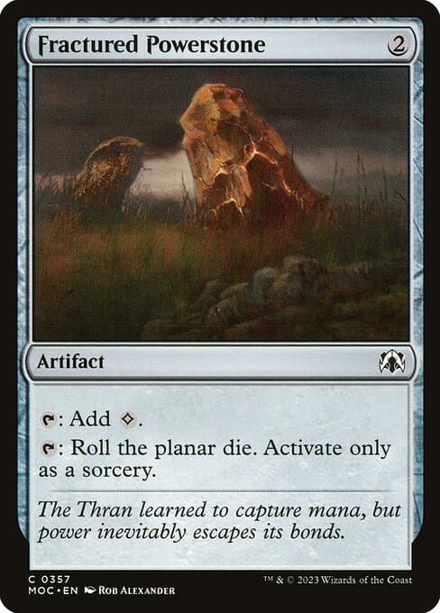 Fractured Powerstone 2023 Magic: The Gathering March of the Machine Commander