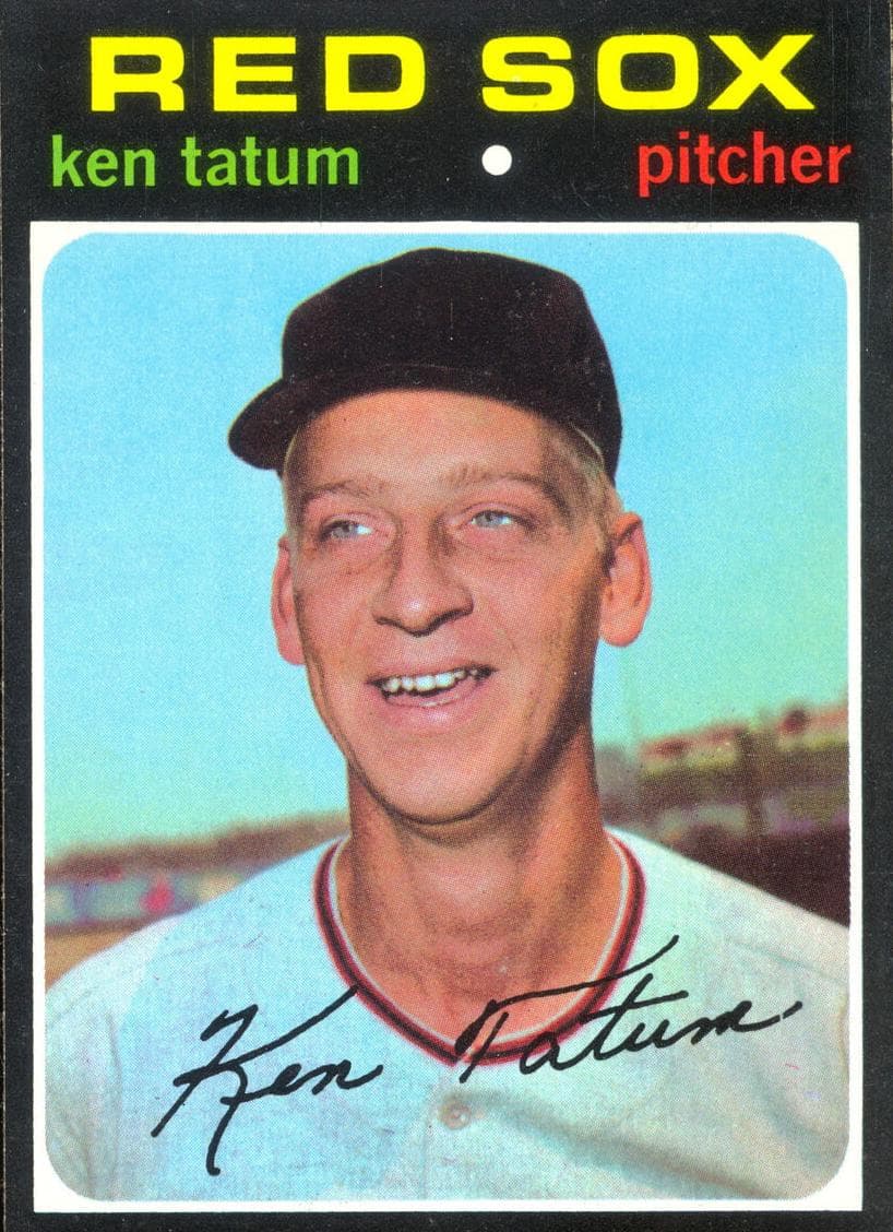 Ken Tatum 1971 topps Topps