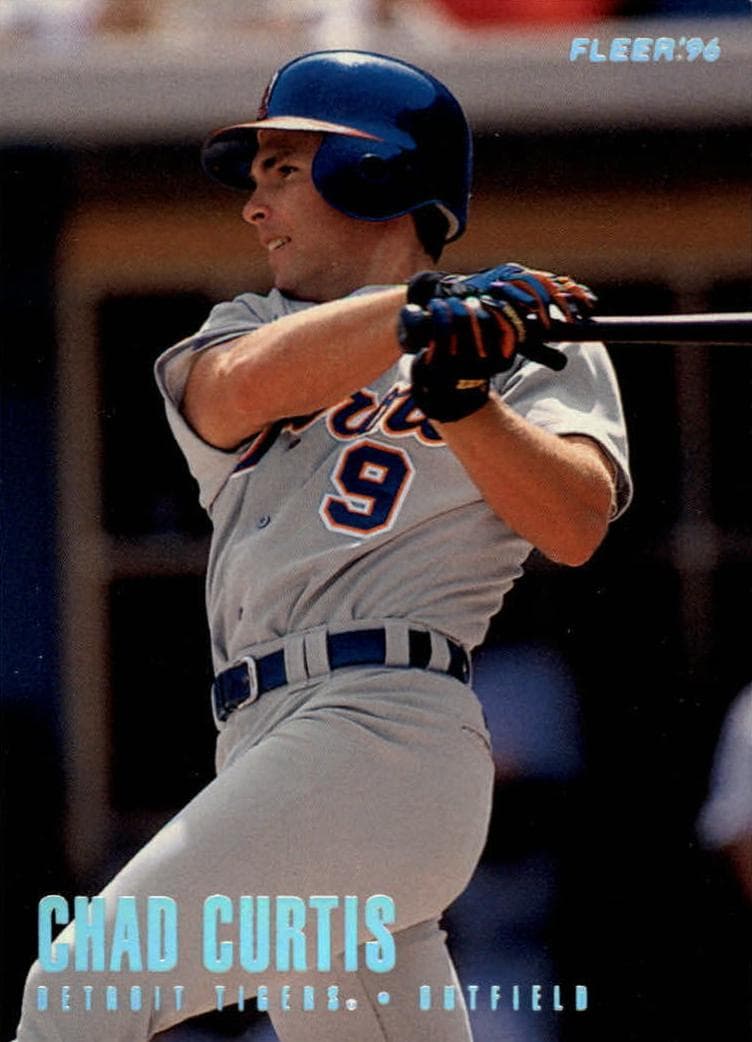 Chad Curtis 1996 fleer Fleer